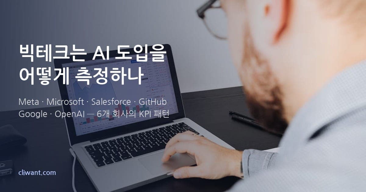 빅테크는 AI 도입을 어떻게 측정하나: 6개 회사의 KPI 패턴